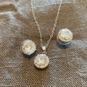 Necklace and earrings